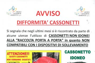 Avviso difformit&#224;’ CASSONETTI