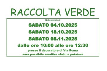 Raccolta verde